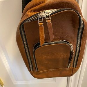 Fossil sling bag leather
